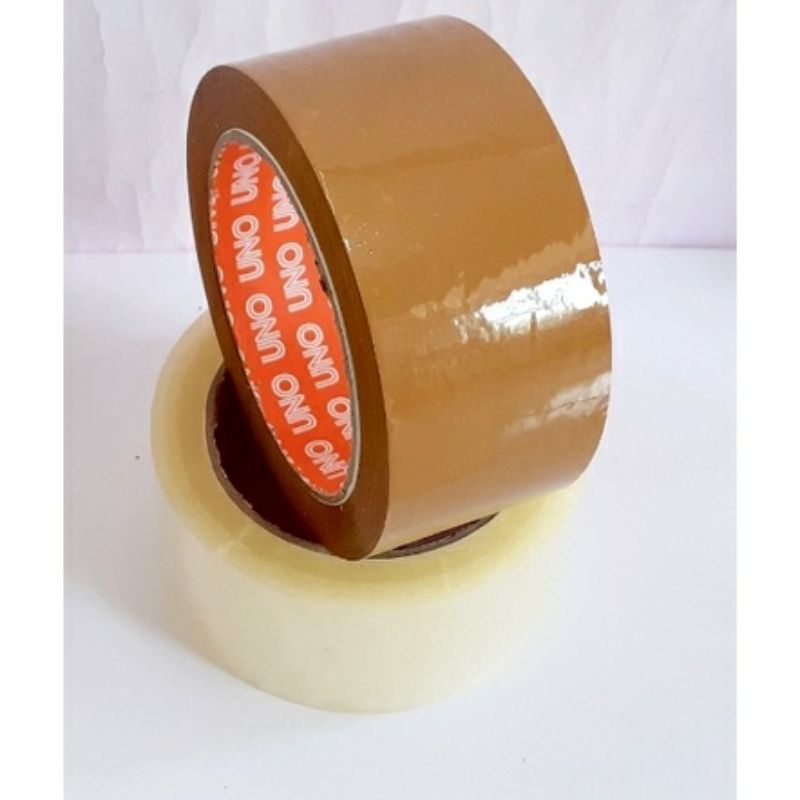 

Lakban Bening/Coklat 48mmx90yard UNO