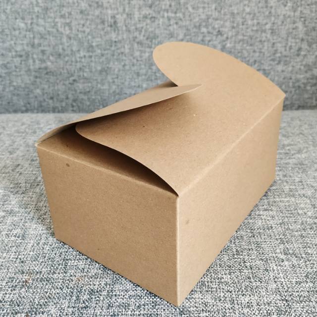 

snack box craft brown paper