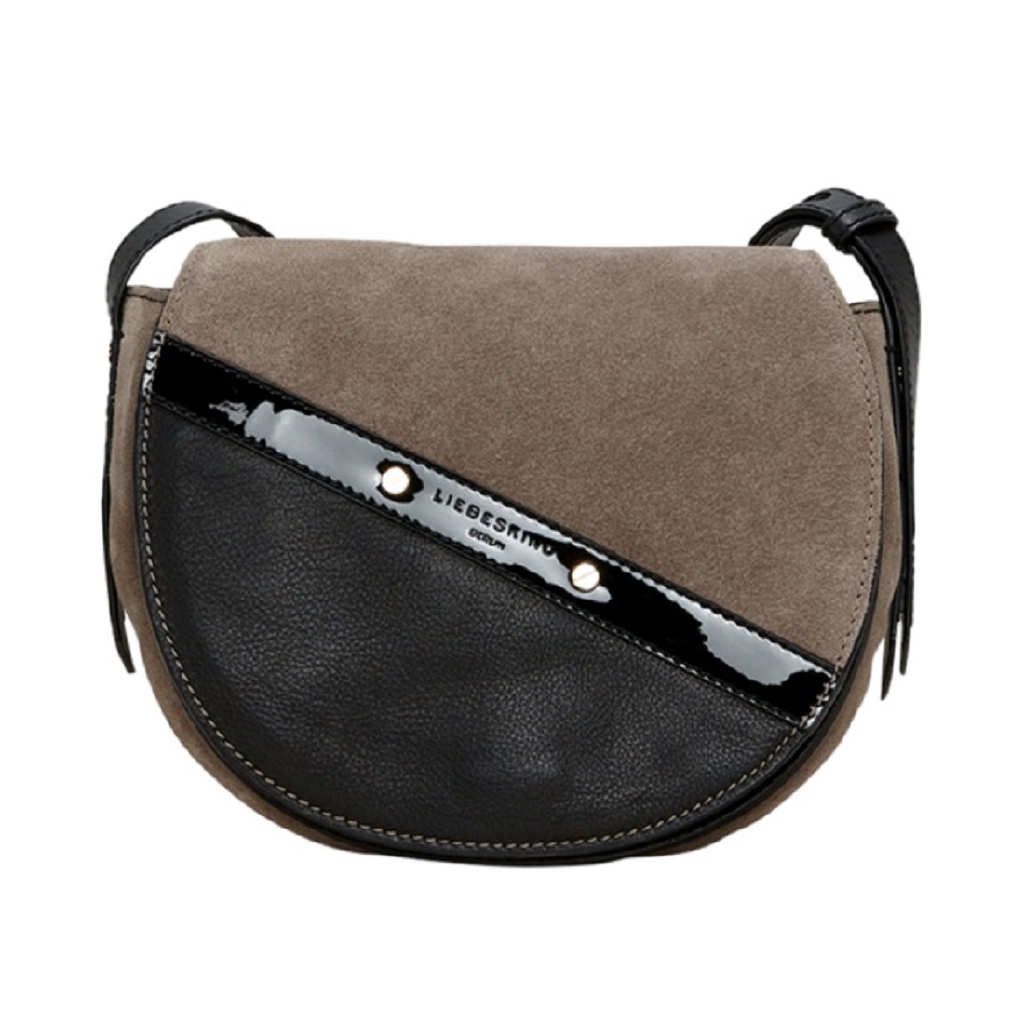 Liebeskind Berlin Helmet Patent Crossbody Bag S Cold Grey - 4058629056881 - Tas Wanita Original