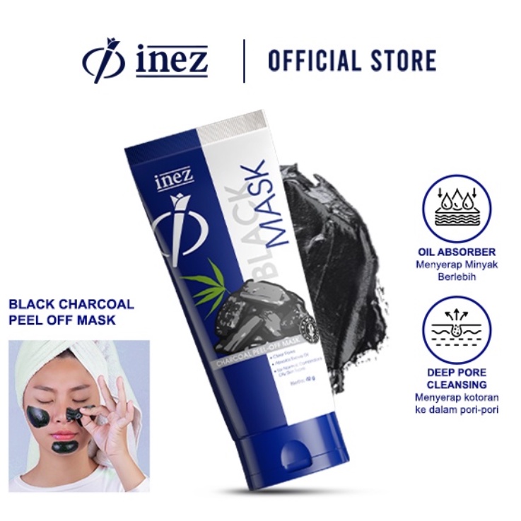 Inez Cosmetics Black Mask (Charcoal Peel-off Mask) 40 gr