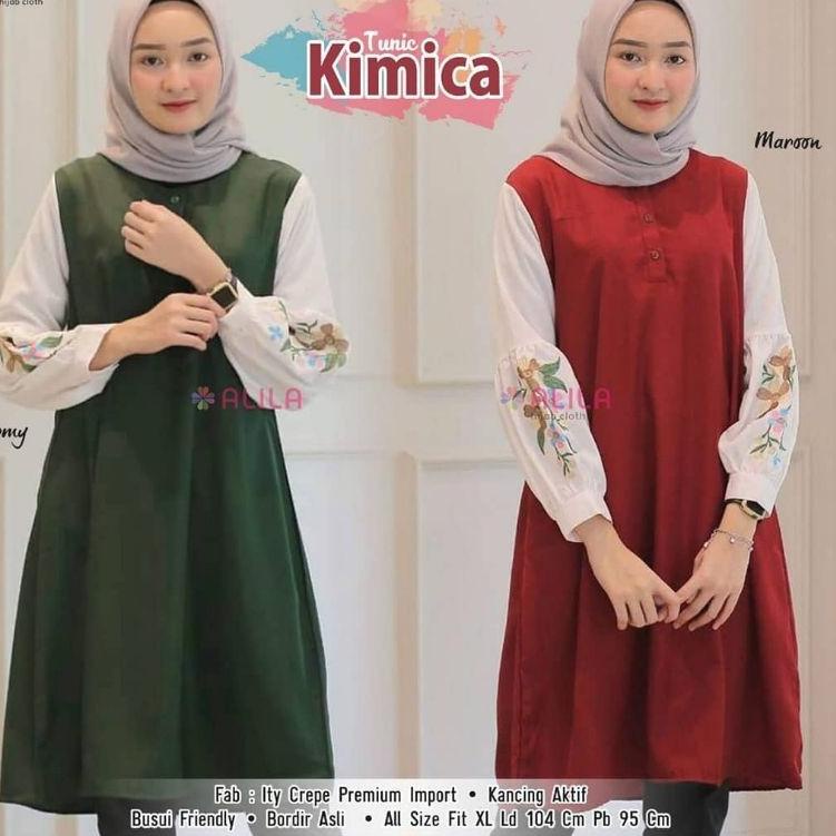 Ready Stok Tunik Terbaru 2021 Kekinian Dress Muslim | Tunik Wanita Terbaru 2021 Kekinian Dress Musli