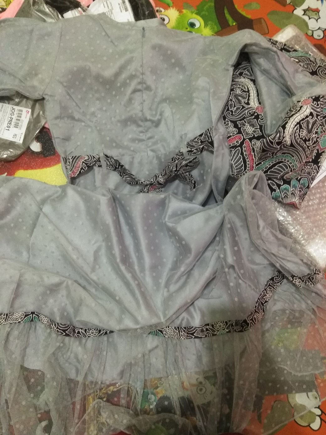 Ori Karyaku Couple Lamaran Gamis Muslim Batik Brokat Premium Modern Kondangan