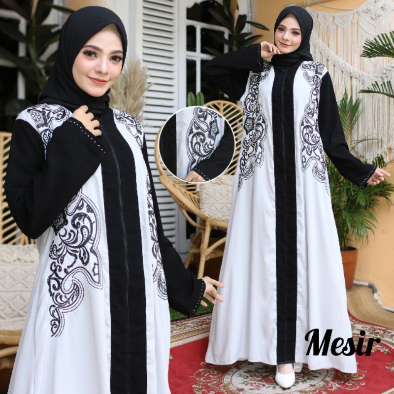 GALLERY EXCLUSIVE ABAYA HITAM MESIR