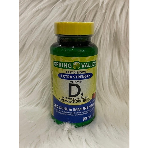 spring valley Vit D 5000 iu