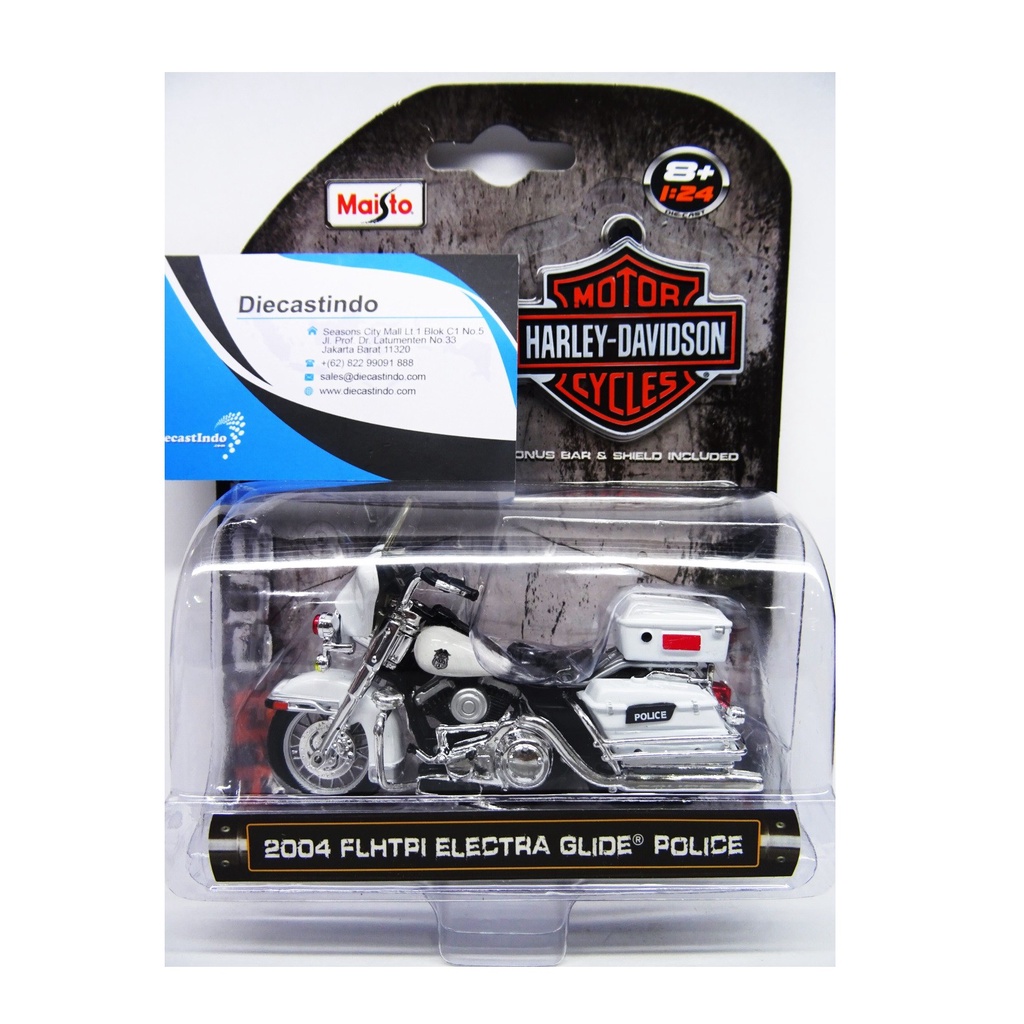 Maisto - Harley Davidson 2004 FLHTPI Electra Glide Police Skala 1-24