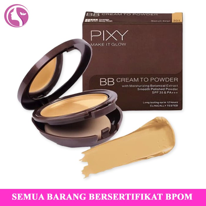 SS08 Pixy BB Cream CASE PIXY MAKE IT GLOW Make Up Kosmetik Kecantikan Wanita Makeup BB Krim Pixy