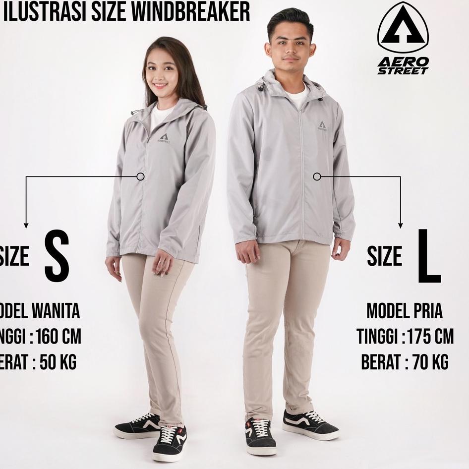 (TERPERCAYA) Aerostreet Windbreaker Jaxton Jacket Navy IAAAA