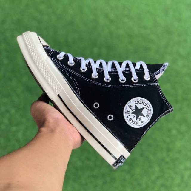 Converse 70S Egret High Black White Premium