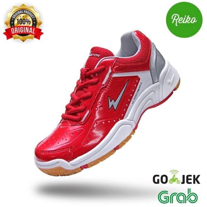 Eagle PREMIERE JR Sepatu Olahraga Anak Badminton Bulutangkis For Kids - Blue Black- 35