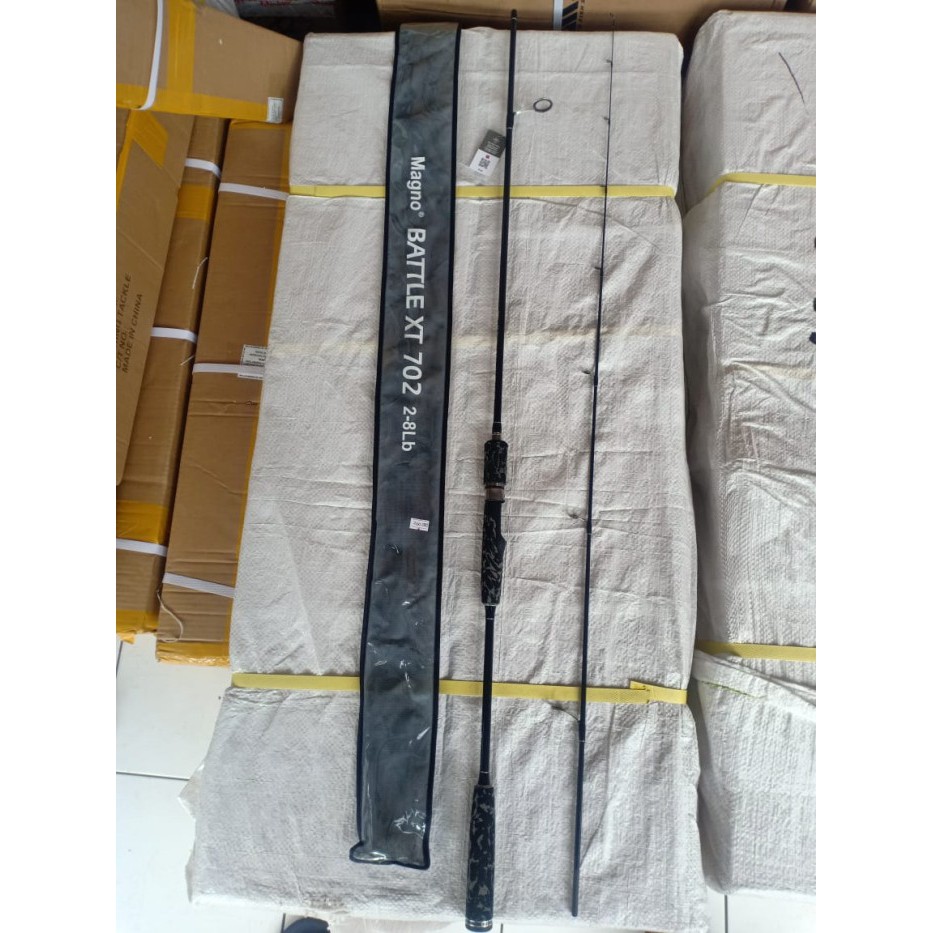 Joran UL Ultralight Magno Battle XT 702 2-8lb Jumlah ring 9 Fuji Semua