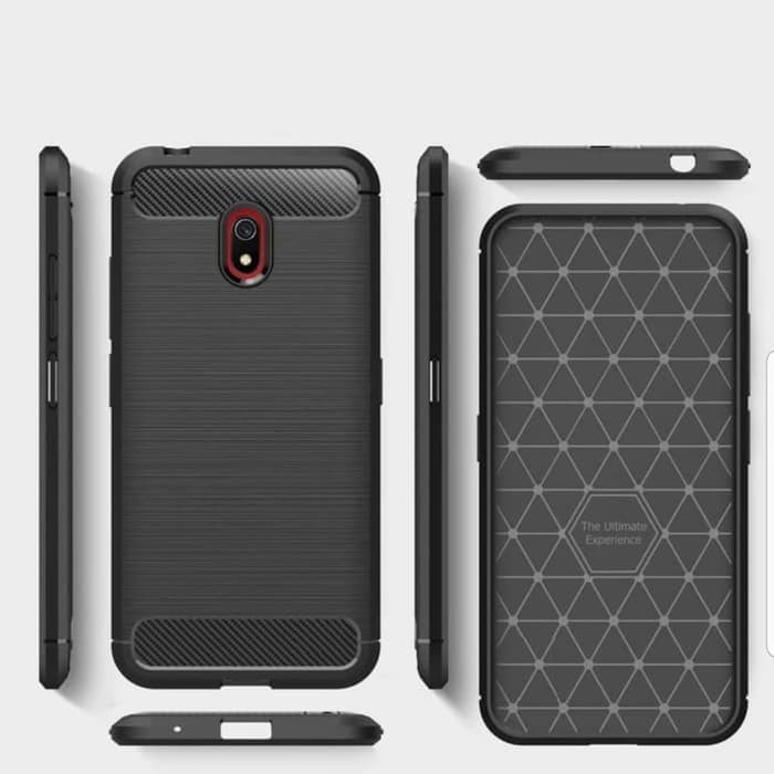 H8 Case Xiaomi Redmi 8A seri iPaky Carbon Softcase Hitam
