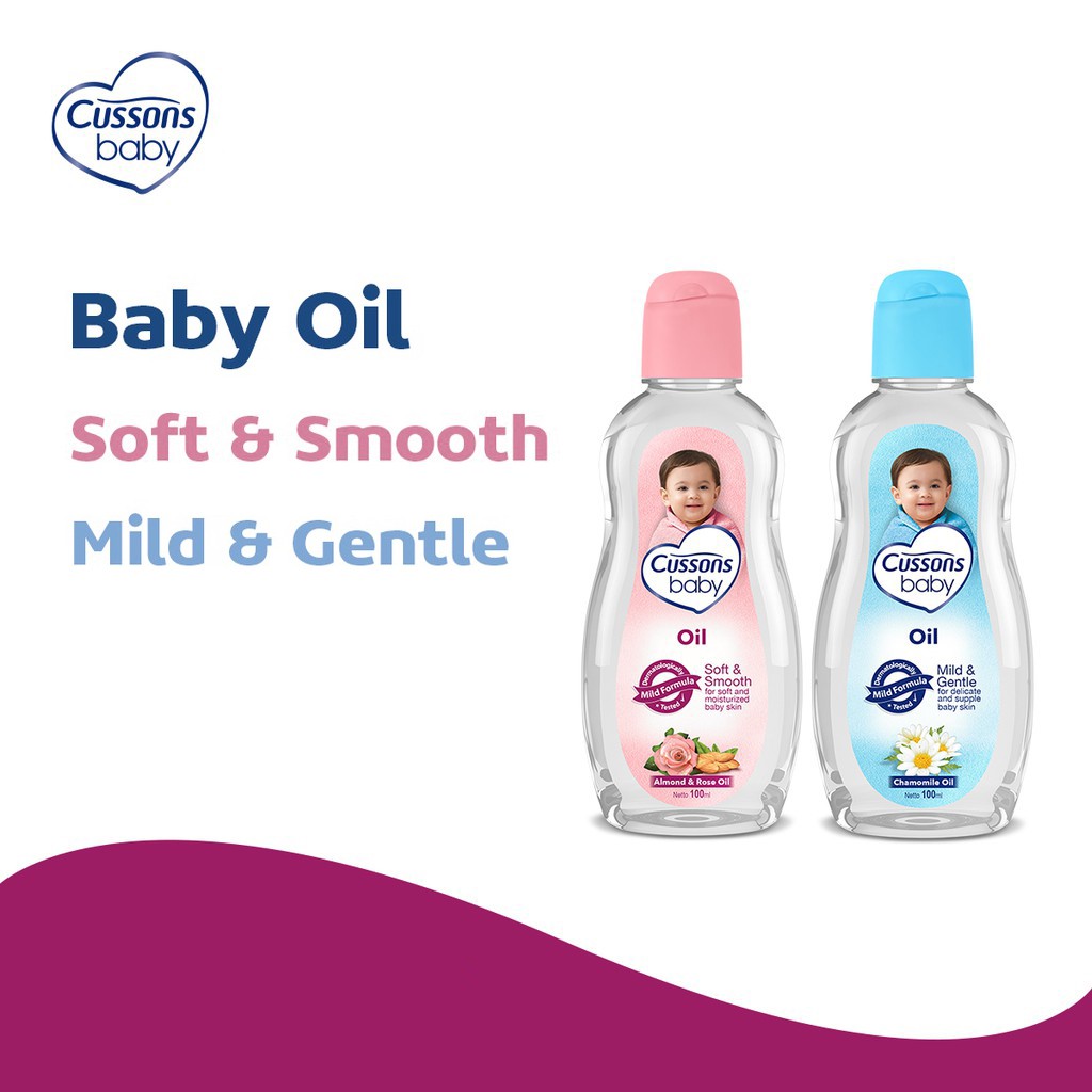 Cussons Baby Oil 50+50ml | Minyak Bayi