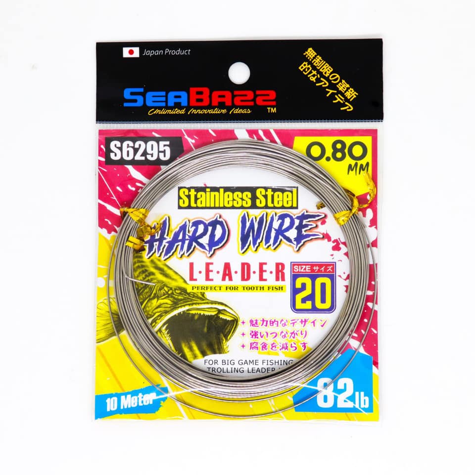 SEABAZZ STAINLESS STEEL HARD WIRE LEADER S6295