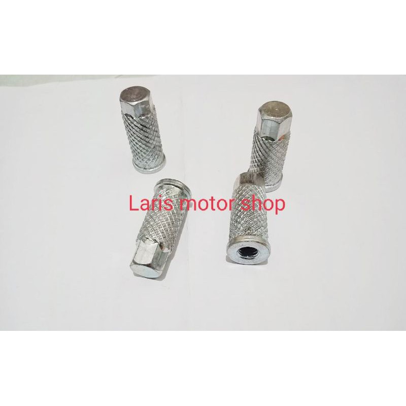 HARGA SET 4PCS MUR BAUT HEAD KOP NANAS BUAT JOK JG BISA RX KING FIZRF1zR FORCE1 UK 12MM PANJANG