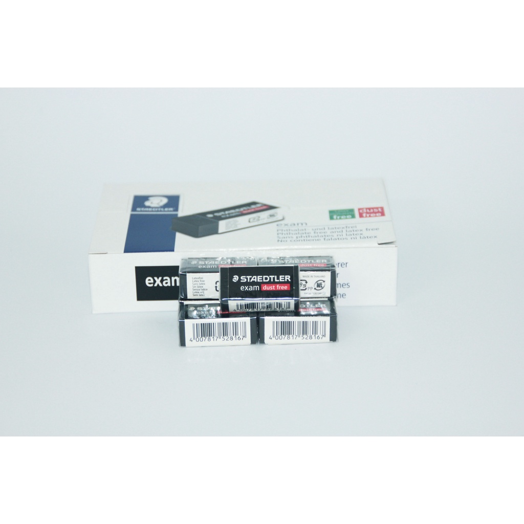 

Penghapus / Eraser Staedtler 526-E40 Exam Dust Free Warna Hitam Kecil