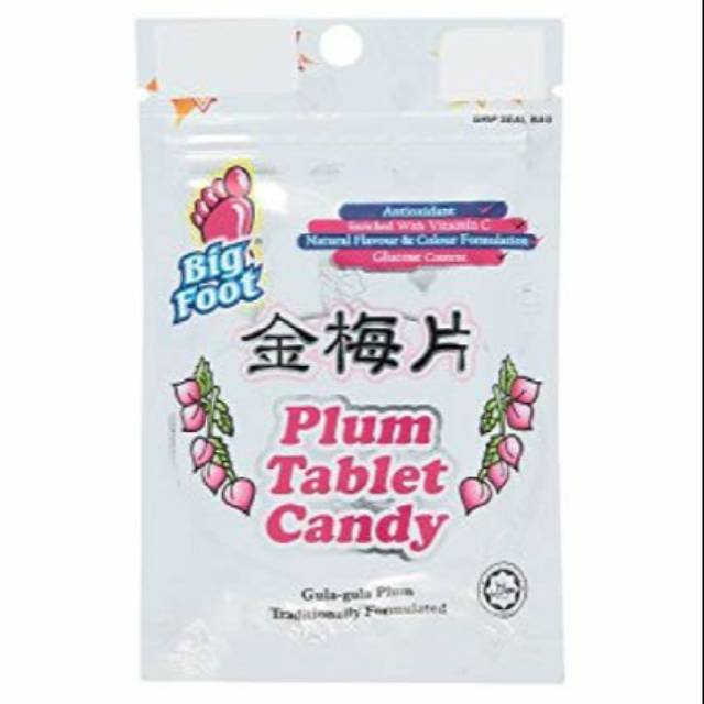 

permen big foot plum candy