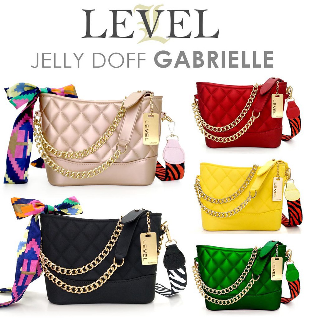 AFIYUR TAS LEVEL JELLY DOFF GABRIELLE IMPORT FASHION wanita batam murah selempang