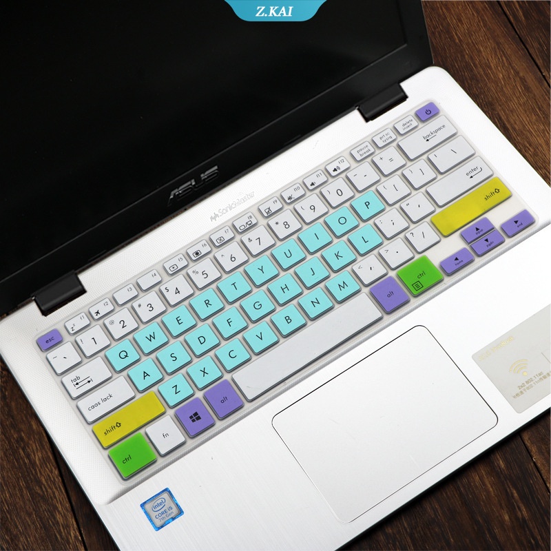 Cover Pelindung Keyboard Bahan Silikon Anti Air / Debu Untuk Laptop Asus Vivobook S14 Ux461 E406S 14 &quot;