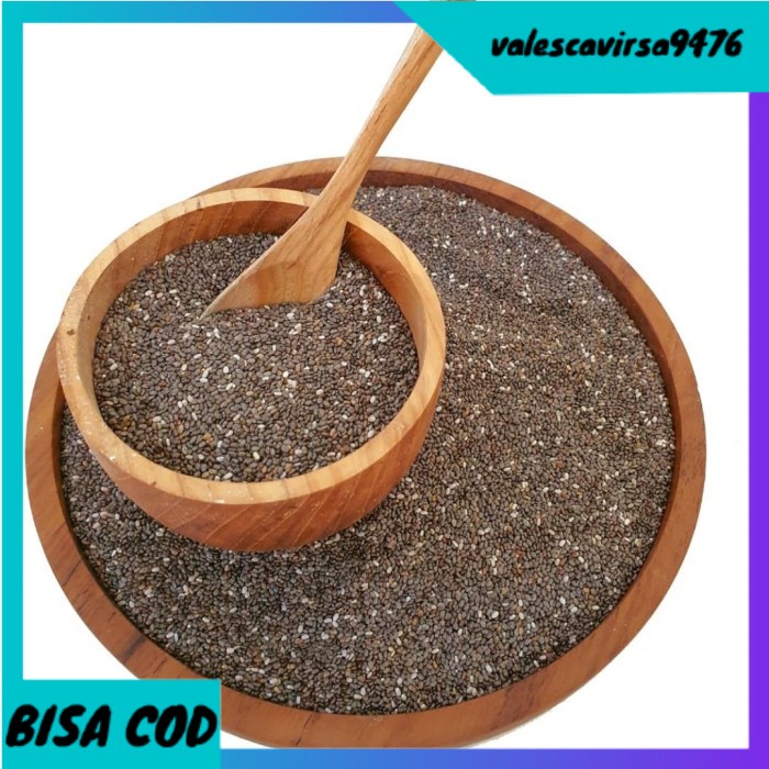 

⭐BISA COD⭐ Black CHIA SEED Organic Organik 500gr