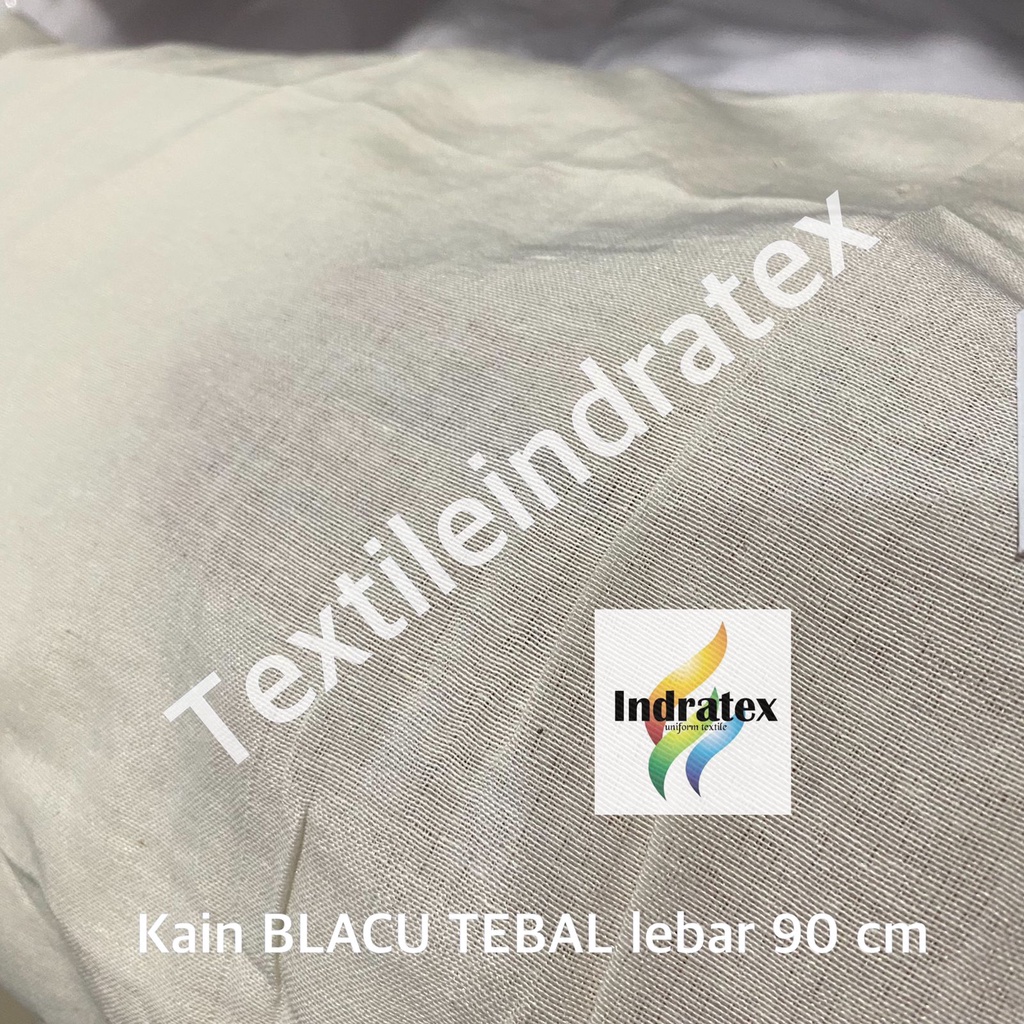 ( per setengah meter ) Kain BELACU BLACU TEBAL meteran lebar 90 cm warna putih beras bahan craft kerajinan tangan waxing bulu ketiak tirai gorden hordeng horden tas totebag goodie bag pouch dekorasi dekor mitela mitella p3k pembalut siku kantong celana