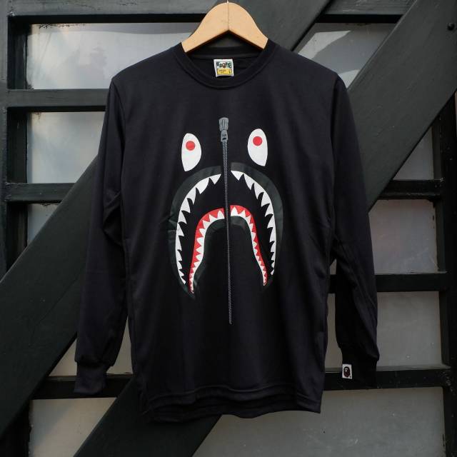 KAOS PRIA - KAOS TANGAN PANJANG - KAOS BAPE - LONGSLEEVE A BATHING APE