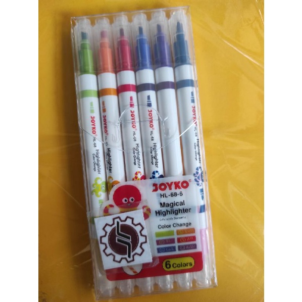 

Stabilo Highlighter Joyko HL-68-6 ( 6 warna) per set