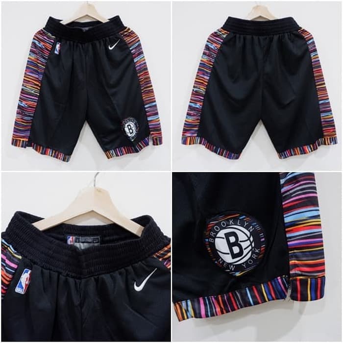 Murah CELANA IMPORT BROOKLYN NETS CITY EDITION HITAM 19-20 Limited