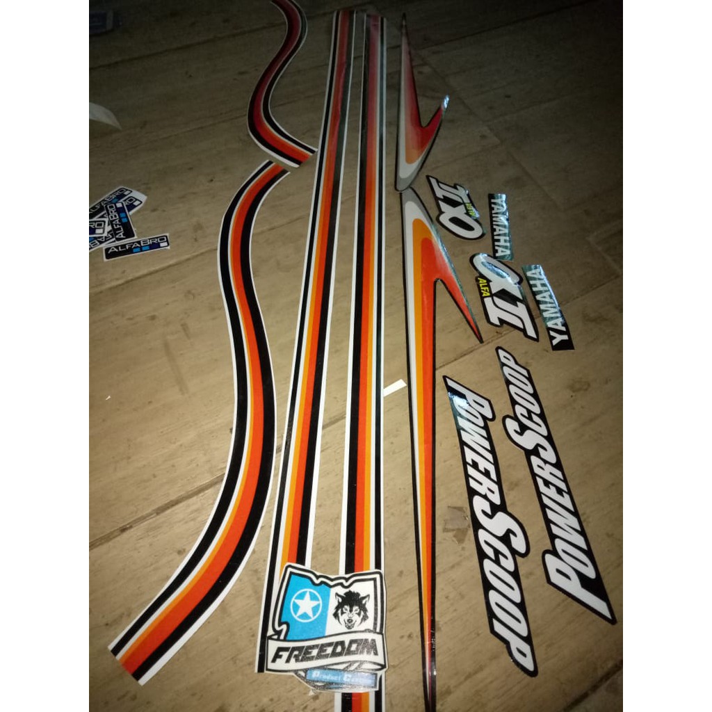 STRIPING YAMAHA ALFA EMBLEM