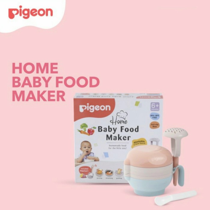 PIGEON Home Baby Food Maker Alat MPASI Pembuat Makanan Bayi