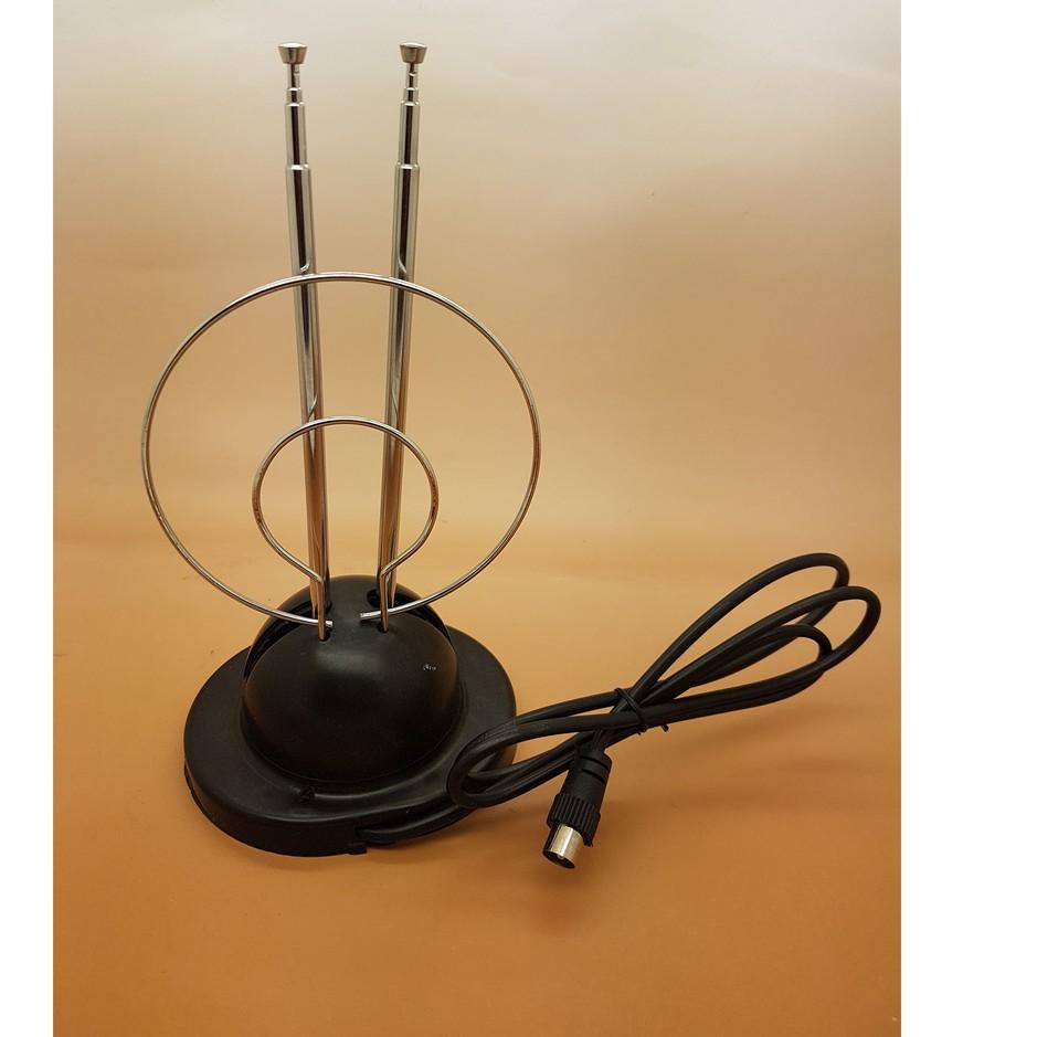 ✾ Antena TV Indoor VHF & UHF Antena TV Dalam Antena TV Tabung Antena TV Tarik Antena TV Kecil ➾