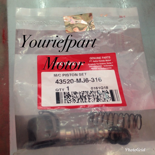 SEAL MASTER REM BELAKANG SUPRA X 125 ORIGINAL AHM