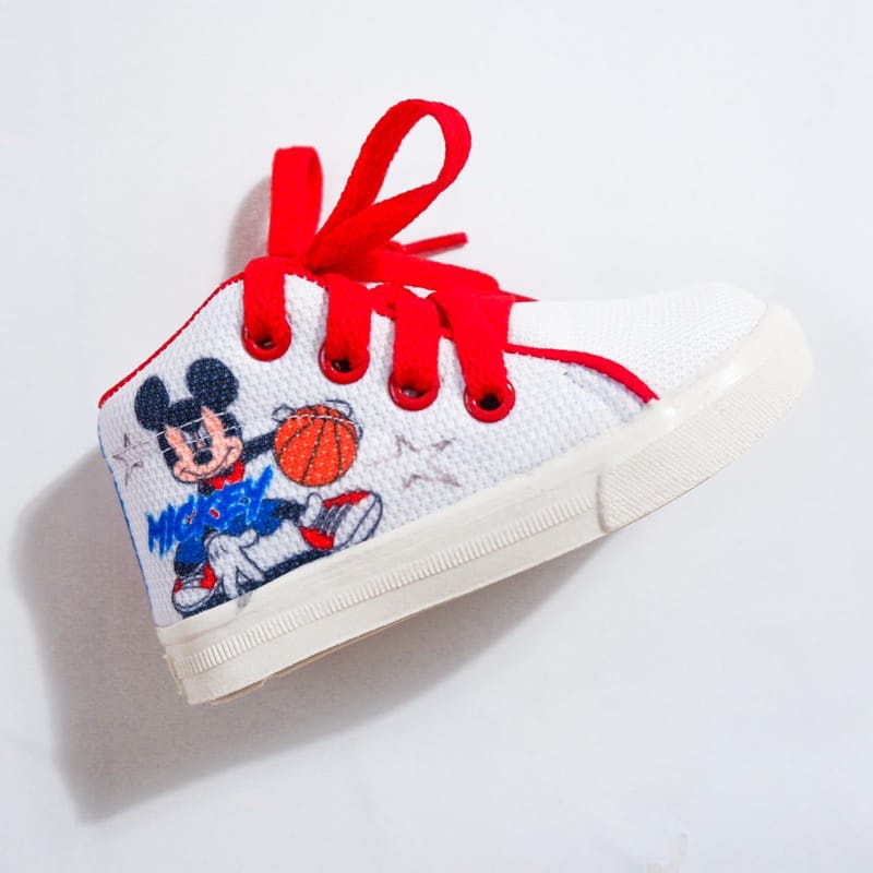 Sepatu Anak Bayi Laki Laki Perempuan Baby Kids 1 2 Tahun Mickey Mouse Sepatu Bayi Sepatu Anak Cowok 1 2 Tahun