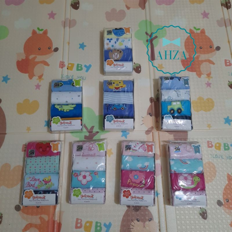 AHZA RELIWEAR ROMPER BAYI SET ISI 4