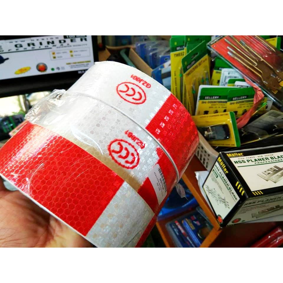 

PROMO MURAH stiker reflector sticker reflective pengaman stiker warning 30x4.5cm