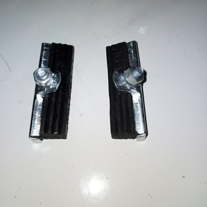 1 set 2 buah KARET rem ojek Rubber rem sepeda ontel onthel