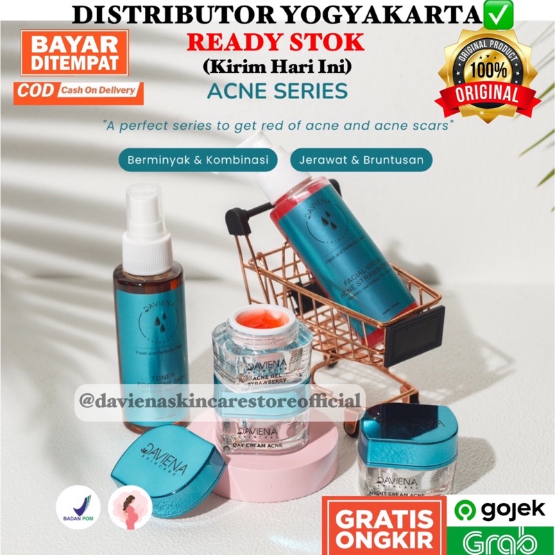 Ready stok Daviena Skincare |Acne Daviena |Glowing Daviena|Acne Daviena |Gold Daviena |Daviena Jogja