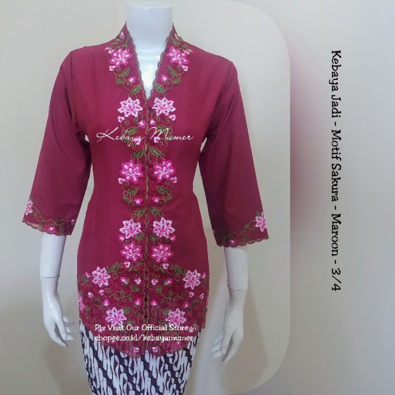 Kebaya Encim Murah. Kebaya Modern. Kebaya Encim. Kebaya Bordir. Sakura