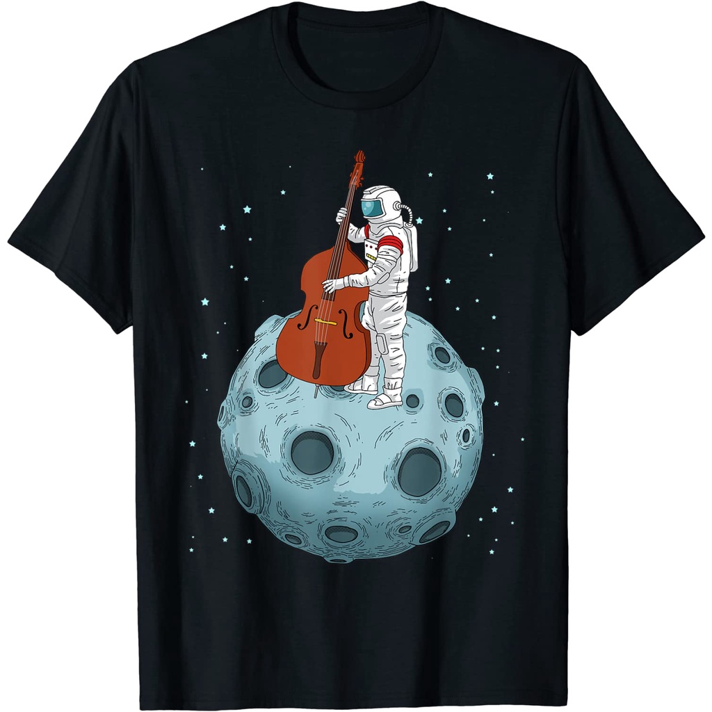 Baju Kaos Dewasa Double Bass Shirt Contrabass Jazz Music Gifts Upright Bass T-Shirt