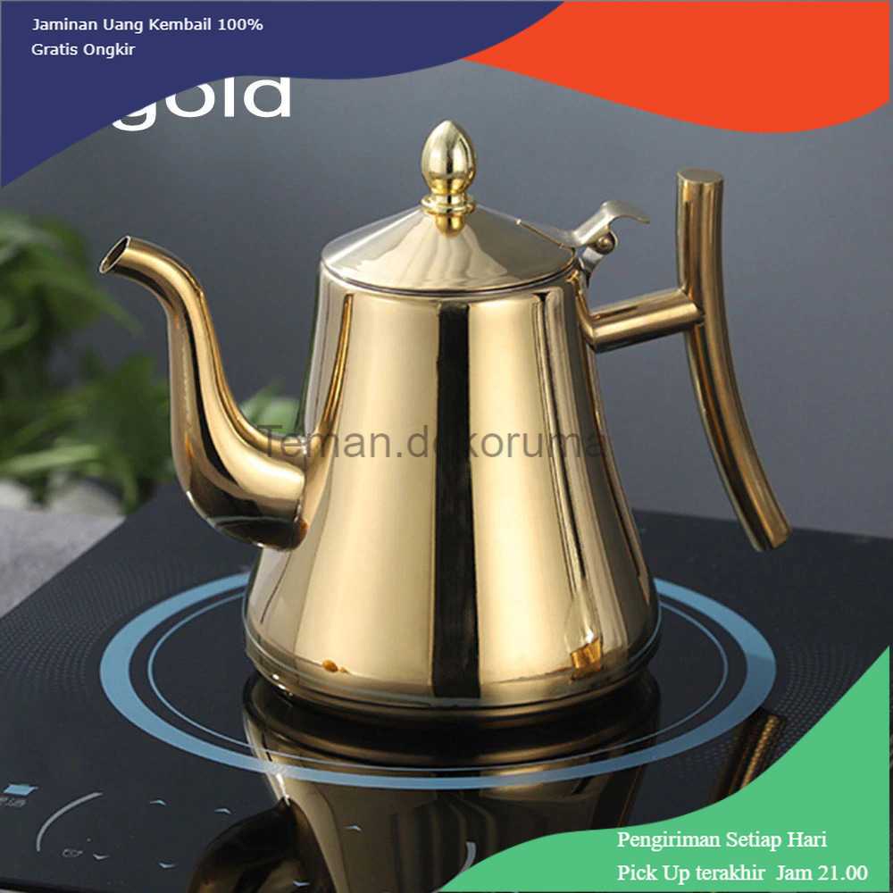TD-DPR XIONG QIANG Kettle Teko Air Teh Kopi Teapot 1.3L with Filter HS4012