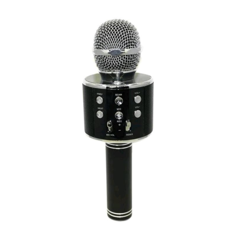 *Real* Microphone Karaoke Wireless WS-858 Portable , High Sound and Speaker Premium