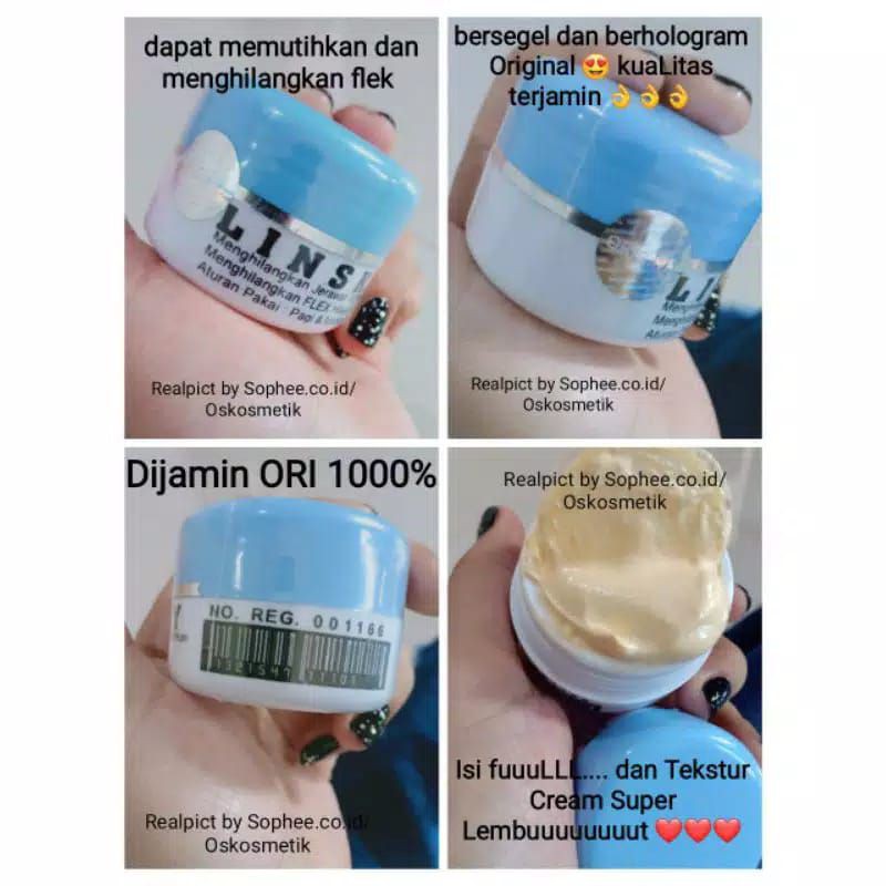 SEPAKET LINSKY BIRU ORIGINAL 100% BERSEGEL