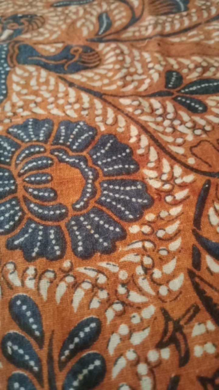Batik Dolby Dolbi Dobby Tenun Sutra Tulis Katun Atbm Baron Atasan Batik Wanita - Ilalang Hitam