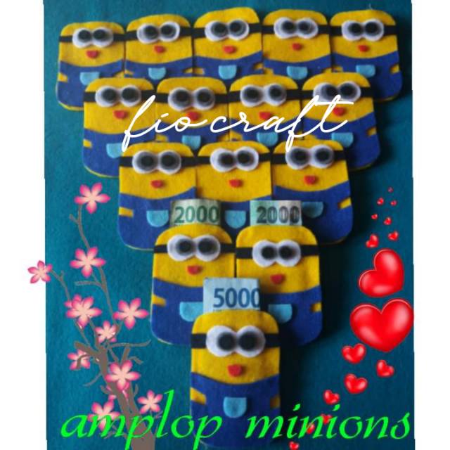 

Amplop karakter minions/pcs