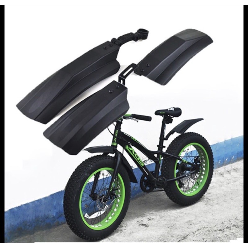 spakbor mudguard fender sepeda MTB Fatbike 4.0 depan belakang 2pcs