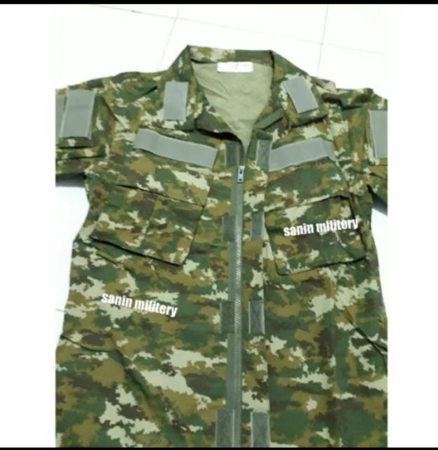 Seragam pdl kostrad jatah TNI / seragam pdl TNI / baju pdl loreng TNI