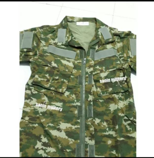 Seragam pdl kostrad jatah TNI / seragam pdl TNI / baju pdl loreng TNI