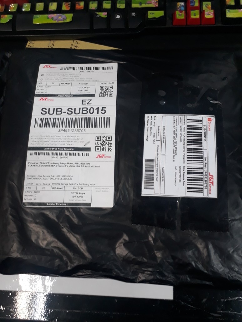 Macan Kemeja Batik Pria Full Furing Katun Sragenan