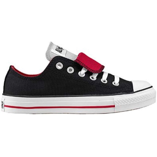Sepatu Converse CT Double Tongue OX black white Original BNIB
