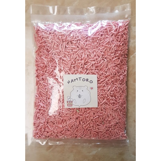 Clumpet Bedding 500gr Alas Kandang Hamster Soya-Strawberry