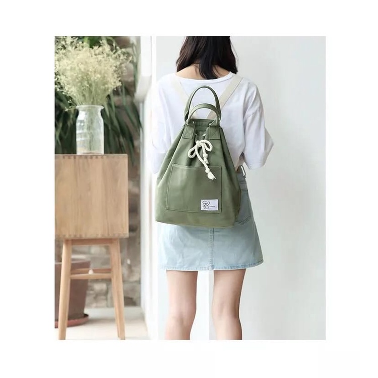 Twenty Bag - Tas Ransel Sekolah Anak Wanita Dan Pria Untuk Anak PAUD TK SD SMP Terbaru 2021 Kekinian Motif Carakter SERUT ELLISH Korean Sytle Bahan Canvas